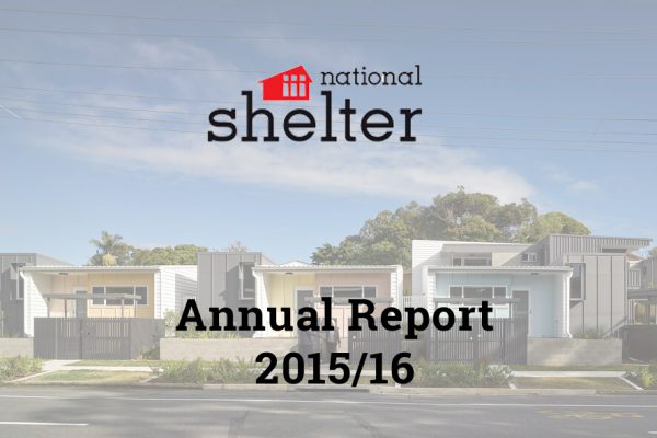 National Shelter Annual Report 2015-2016