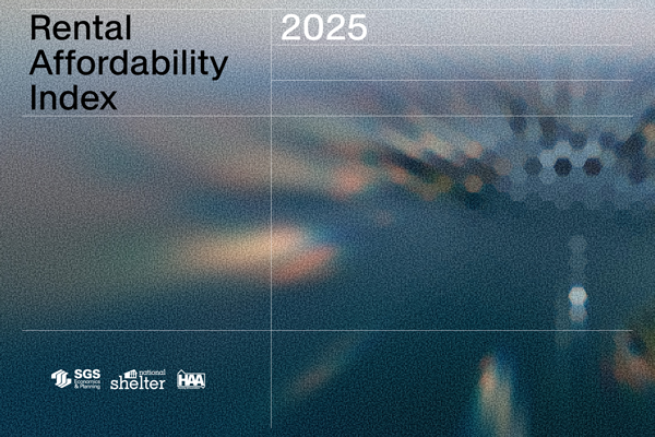 Rental Affordability Index November 2025